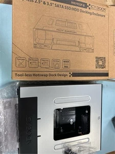 Icy Dock FlexiDOCK MB795SP-B Drive Enclosure for 5.25 - Serial ATA/600 Host Int - Picture 1 of 1