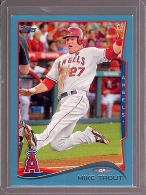 MIKE TROUT 2014 Topps Series 1 #1 Blue Parallel - Image 1 of 2