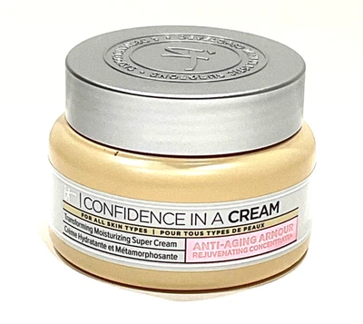 IT Cosmetics Confidence in a Cream Anti-Aging Hydrating Moisturizer 2fl.oz NWOB - Image 1 of 2