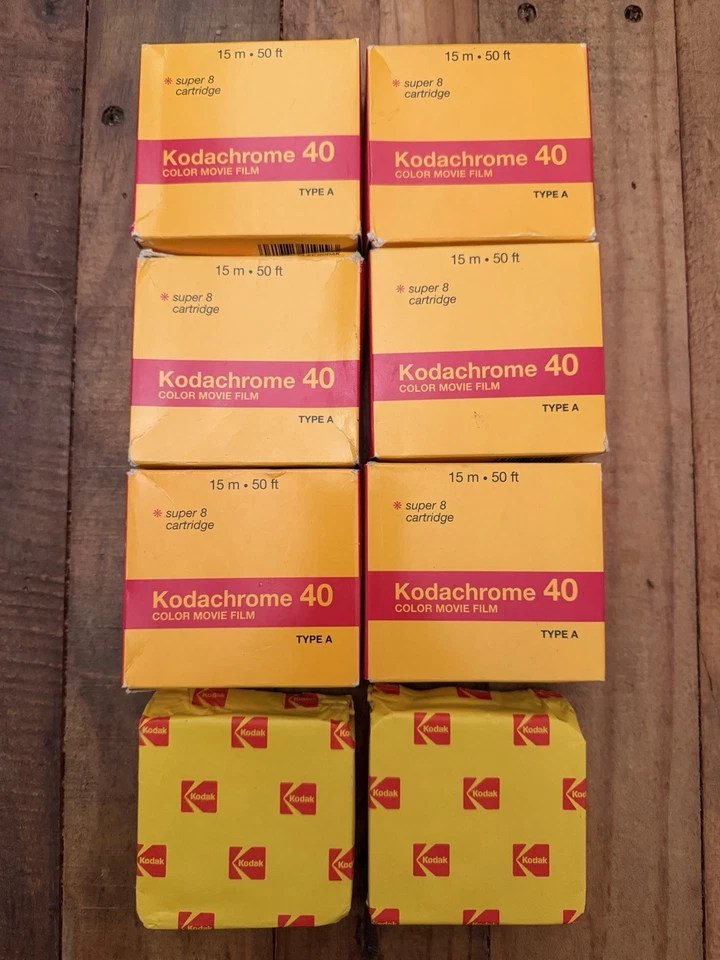 8 rollos de película Kodachrome 40 colores Super 8 nueva sellada Foto 1 de 4