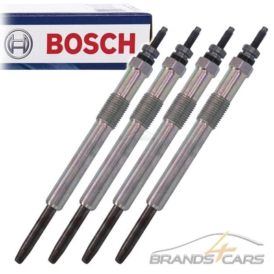 4x BOSCH GLÜHKERZE FÜR FORD C-MAX 07-10 FOCUS 2 07-11 GALAXY WA 06-14 2.0 - Bild 1 von 4