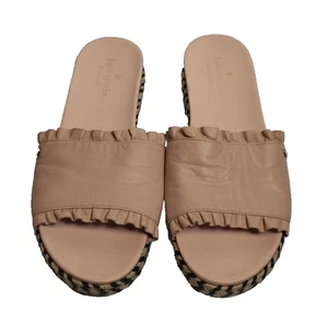 Kate Spade Zahara rosa Damen-Leder-Pantoletten Sandalen Größe 7,5 M - Bild 1 von 8