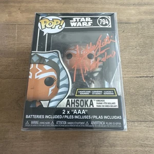 Ashley Eckstein Star Wars Ahsoka #794 Signed Funko Pop Certified Autograph - Picture 1 of 5
