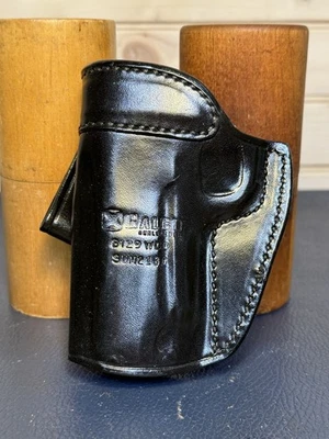 FUNDA DE TRANSPORTE CINTURÓN CUERO NEGRO GALCO B129WCD SUM218G - VER FOTOS Foto 1 de 4