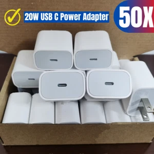 Wholesale For iPhone 14/13/12/8 USB-C Fast Wall Charger 20W PD Power Adapter - Picture 1 of 17