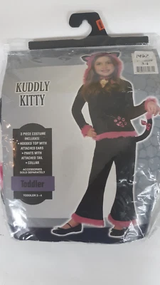 Kuddly Kitty Child’s Toddler 3-4 Halloween Costume - New Open Package - Image 1 of 4