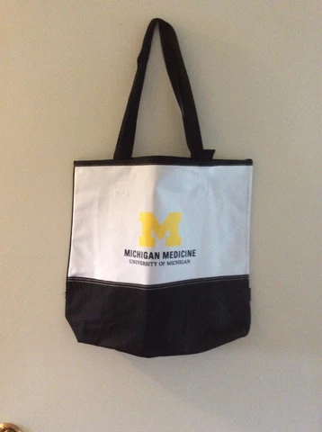 University Of Michigan Wolverine’s Medicine Canvas Carry Bag New No Tags Cover