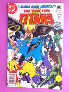 THE NEW TEEN TITANS #4 EN MUY BUENA CONDICIÓN (GRADO INFERIOR) 1981 ENVÍO COMBINADO BX86 I25 - Imagen 1 de 2