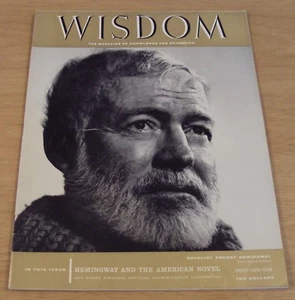 VTG 1958 MAGAZINE 'Twenty Sixth Issue' "WISDOM"~Novelist ERNEST HEMINGWAY~Jazz - Imagen 1 de 12