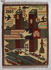 80x60 cm 11 sept. 2001 Newyork afghan warrug tapis WTC guerre guerre tapis 23/32