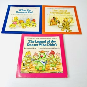 3x Fraggle Rock Book Lot 1984 Vintage Muppets Jim Henson Doozer - Picture 1 of 15