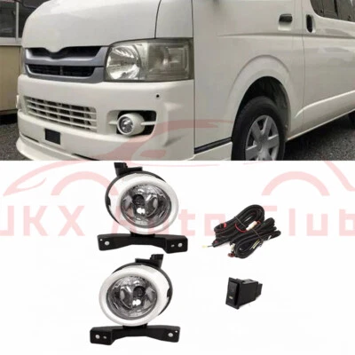 Faros antiniebla parachoques delanteros con kit para Toyota Hiace Commuter 2009 2010 2011 c Foto 1 de 4