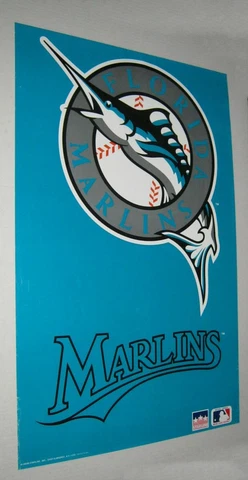 Original 1993 FLORIDA MARLINS TEAM MLB LICENSED POSTER Cover