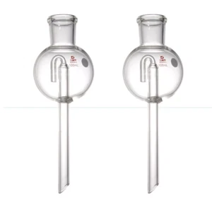 Lab glassware gas saturation funnel ball shape blowout prevneter funnel 60-250ml - Picture 1 of 6