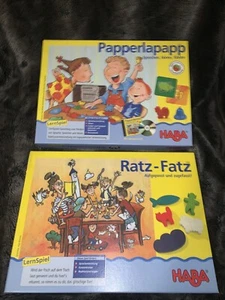 Zwei Gesellschaftsspiele Papperlapapp Und Ratz-Fatz - Bild 1 von 2