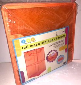 Mesh Tall Foldable Storage Laundry Basket Hamper Washing Clothes Portable Bag - Picture 1 of 3