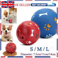 Pets Dog Puzzle Toy Tough-Treat Ball Food Dispenser Interactive Puppy Feeder NEW