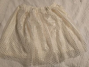 Holiday Time Girl's Mesh Gold Embelished Tutu Skirt Size M (7-8) NEW - Picture 1 of 3