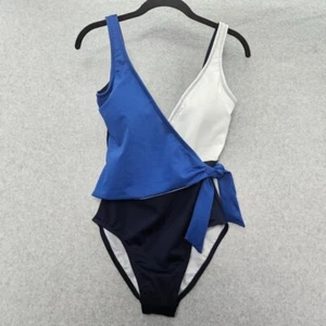Dolfin Aquashape One Piece Wrap Front Swimsuit Women's Size 8 - Picture 1 of 5