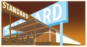 Edward Ruscha : Double Standard in Mocha : Archival Quality Art Print - Picture 1 of 1
