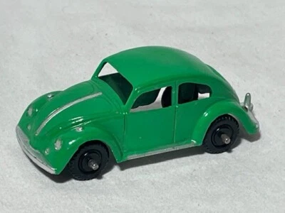 De colección Midgetoy Volkswagen VW Escarabajo Bug, Verde, Luces y Parachoques Pintados, En muy buena condición Foto 1 de 4