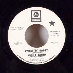 Jerry Smith Sunrise Serenade / Sweet N Sassy 7" 45 ABC Records WLP promo M- - Picture 1 of 1