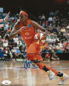 Jonquel Jones signed Connecticut Sun 8x10 photo autographed WNBA JSA - Picture 1 of 2