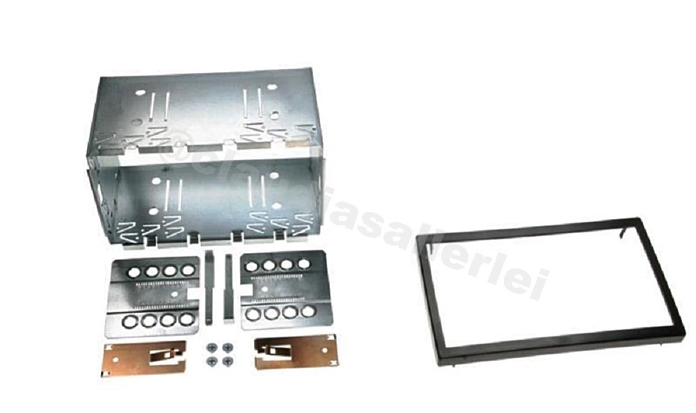 Komplettset 2-DIN Radioeinbau Für VW Fox & Lupo – Mit Blende, Kabel & Adapter, Schwarz