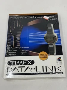 Timex Data Link Vintage Watch Model 70342 Copper/ Black Band PC Sync New In Box - Picture 1 of 2