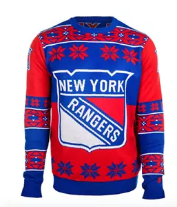 NHL New York Rangers NEU Youth Ugly Sweater Large (14/16) - Bild 1 von 2