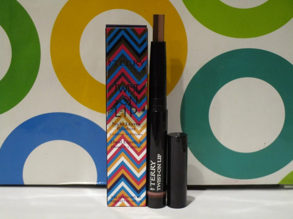 BY TERRY ~ LÁPIZ LABIAL DOBLE TWIST ON LIP ~ # 8 CREMA Y ESPRESSO ~ TAMAÑO COMPLETO EN CAJA Foto 1 de 1