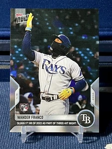 Wander Franco RC 2022 Topps Now #70 "Slugs 1st HR of 2022 Season " - Picture 1 of 4