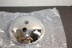 HARLEY DAVIDSON 1949-66 Panhead Shovelhead Star Wheel Chrome Front WHEEL HUBCAP - Picture 1 of 8
