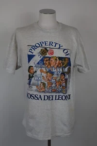 AC MILAN ULTRAS FOSSA DEI LEONI CALCIO MAGLIA UOMO TG. 2XL MAN T-SHIRT VINTAGE - Foto 1 di 9
