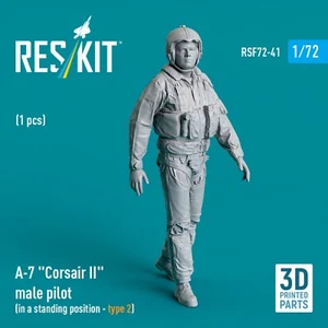 Kit Modelo Figuras Escala Piloto Masculino A-7 "Corsair II" 1:72 ResKit RSF72-0041 - Imagen 1 de 2