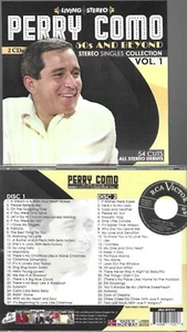 PERRY COMO-STEREO SINGLES COLLECTION-50s & MORE V.1--STEREO DEBUTS-2 CDs-54 CUTS - Picture 1 of 1