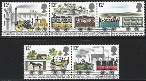1980 Sg 1113/1117 150th Anniv of Liverpool and Manchester Railway Fine Used - Picture 1 of 2