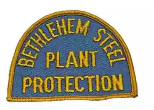 Bethlehem Steel Police Arm Uniform Patch Security Plant Protection Unused VTG - Picture 1 of 2