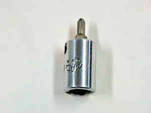 MAC Tools USA 842 3/8" Drive #2 Phillips Chrome Screwdriver Bit Socket - Foto 1 di 4