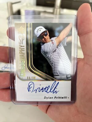2021 SP Authentic PGA Golf DYLAN FRITTELLI Chirography RC Autograph AUTO 50/99 - Image 1 of 2