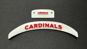 Arizona Cardinals Riddell Speed White/Red Mini Helmet 3D Bumper Set 2 - Picture 1 of 1