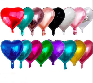 Heart & Star Shape Balloons DIY Foil Inflatable Supplies Cute Party Decorations - Picture 1 of 27