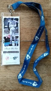Boleto de béisbol de los Azulejos de Toronto 2010 Cito Gaston juego de despedida con cordón - Imagen 1 de 2