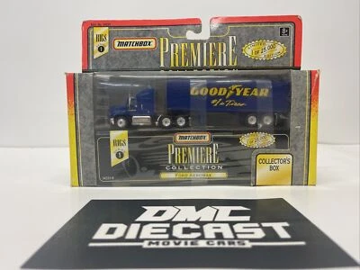 1996 Matchbox Premiere Collection Series 1 GOODYEAR Truck and Trailer - New! - Image 1 of 4