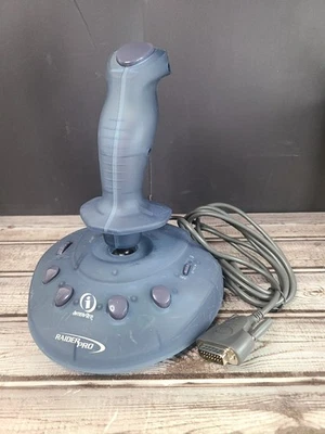 Joystick Raider Pro Vintage Interact M2910 Windows 95 98 PC Gameport Azul #ML Foto 1 de 4