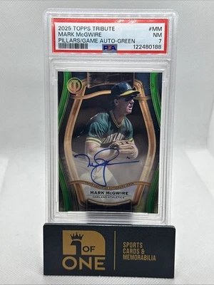 Topps Tribute 2025 - Automático # 50/99 - PSA 7 - Mark McGwire - A’s Foto 1 de 2