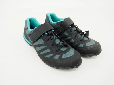 New! Shimano MT5 Women's Mountain Bike Shoes Size EU 40 / US 8 Gray Teal 2-Bolt - Image 1 of 4