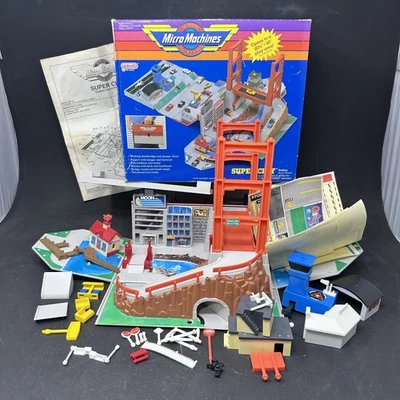 Micro Machines Toolbox SUPER CITY Playset 1988 Galoob Near Complete - Vintage - Image 1 of 4