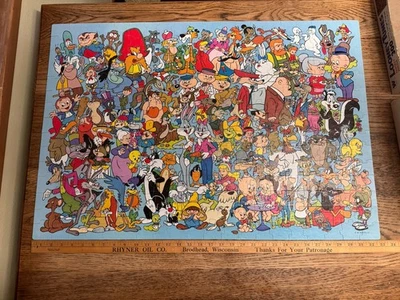 Rompecabezas de fantasía Looney Tunes 1981 de colección 300 piezas extra grandes de Whitman COMPLETO Foto 1 de 4