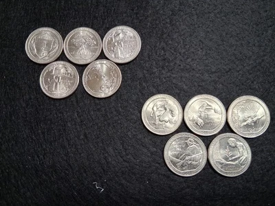 America The Beautiful State Park Quarters Lot of 10 Different Coins - Image 1 of 4